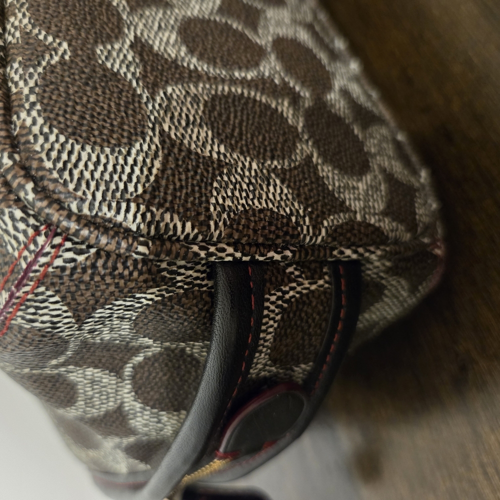 Coach Brown and Black Signature Women's Bag Set - Picture 7 of 11